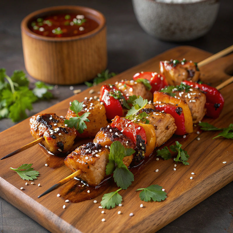 Moi Moi Sauce Marinated Chicken Skewers
